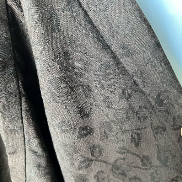 Eileen Fisher | Adjustable Waist Wrap Skirt Brown with Floral Print 3x - Picture 11 of 12